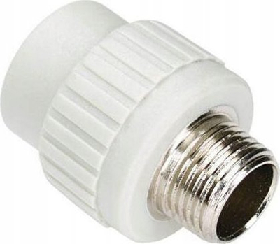 Kopllung plastike SIGMA LI, PP 32mm, 3/4", me filet mashkull