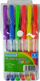 Stilolapsa me xhel Schemat Gel Pens, set me 6 ngjyra, trup i tejdukshëm
