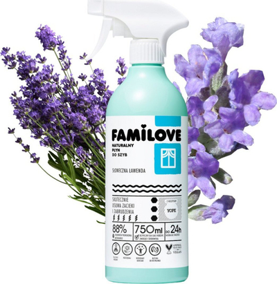 Solucion për pastrim dritaresh Yope Familove, natyral, 750ml, me aromë universale