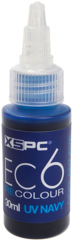 Боја за ладење на персонален компјутер XSPC EC6 ReColour ултравиолетова морнаричка, 30 ml, концентрат, темно сина
