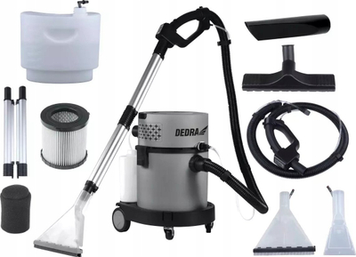 Fshesë me ujë dhe tharje Dedra DED6605, 1200W, depozitë 20L, gri