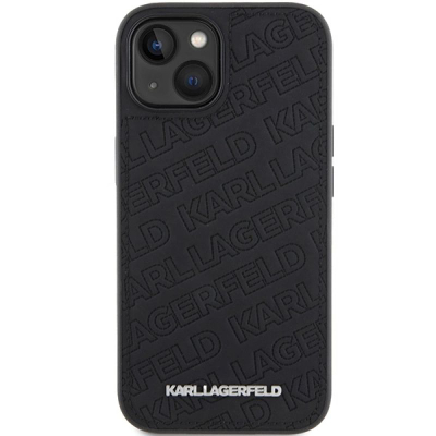 Kapak telefoni Karl Lagerfeld KLHCP15SPQKPMK, iPhone 15 6.1", hardcase, i zi