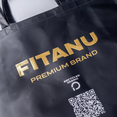 Çantë pazari FITANU Shopping Bag, 55x48 cm, polipropileni, shumëngjyrëshe