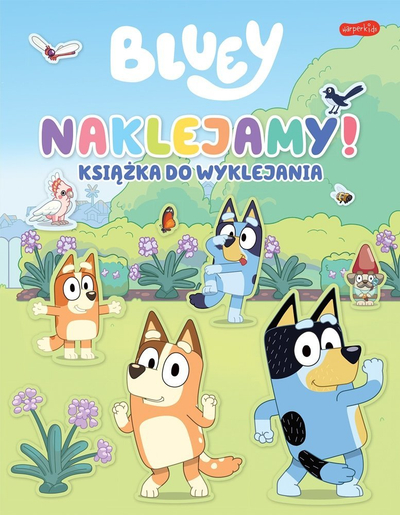 Libër me ngjitësa Bluey We Stick Sticker Book, mbi 20 faqe, ngjitësa që i përdor prapë