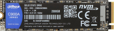 Disk SSD Dahua Technology C900A, 2TB, M.2 2280 PCI-E x4 Gen3 NVMe