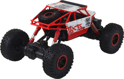 Makinë lodër terreni me pult Leantoys Rock Crawler, shkallë 1:18, 2.4GHz, e kuqe