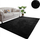 Tapet Strado Alpaca Rug, 120x170 cm, poliestër, i zi