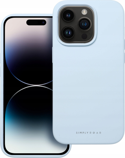 Kapak telefoni Roar Cloud Skin për iPhone 16 Plus, silikon, rri mirë me karikim wireless, blu e hapur