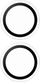 Mbrojtës kamere PanzerGlass Hoops, për iPhone 16 16 Plus, transparent