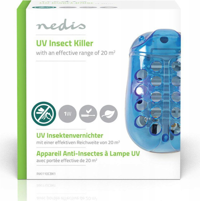 Kurth për insekte Nedis INKI110CBK1, UV-A, 1W, e bardhë