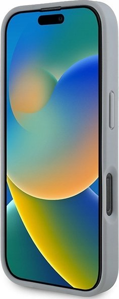 Mbështjellës telefoni BMW M Tricolor Line, MagSafe, për iPhone 16 Pro 6.3", gri