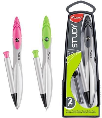 Set busulle Maped Study 150, laps mekanik 0.5 mm, gri
