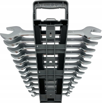 Set çelësa të hapur Wiha, 12 copë, 6–32 mm, krom vanadium