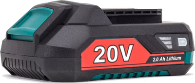 Sharrë rrethore me bateri NAC 20V 165mm, 2.0Ah Li Ion, jeshile e zezë