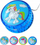 Lodër yo-yo Adar Unicorn, set 12 copë, shumëngjyrëshe