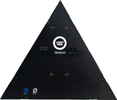 Projektor disko LED Light4Me Triangis, 64x2W RGBA, strobe DMX, i zi