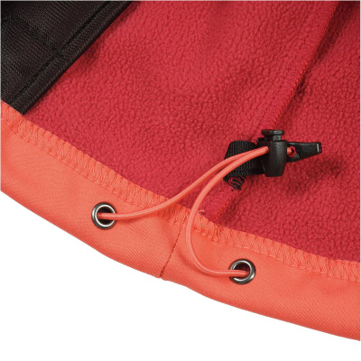 Jakne softshell për goca Icepeak Boise, windproof, me kapuç që hiqet, ngjyrë cranberry