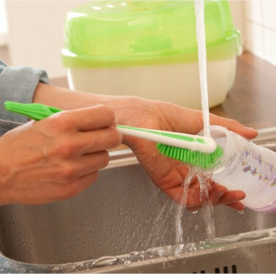 Четка за коса MAM Soft Brush MAM646, меки влакна, зелена