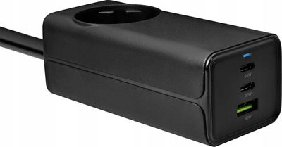 Karikues USB Akyga AK-CH-21, 65W, 4 porta USB C edhe USB A, me prizë Schuko