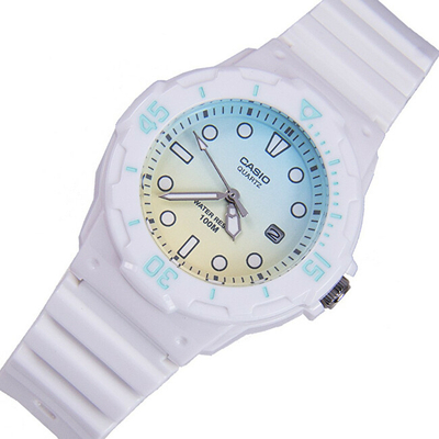 Orë dore për femra Casio, e bardhë