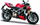Motoçikletë lodër Maisto Ducati Streetfighter, shkallë 1:12, me bazë mbajtëse, e kuqe