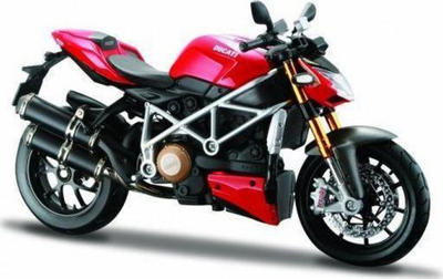 Motoçikletë lodër Maisto Ducati Streetfighter, shkallë 1:12, me bazë mbajtëse, e kuqe