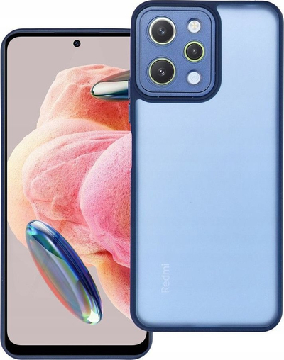 Kapak telefoni Variete për Xiaomi Redmi 12 4G / 12 5G, plastike TPU e fortë, me mbrojtje kamere, blu navy