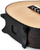 Mbajtëse ukulele Openhagen StillStanding, PU TPU, e zezë