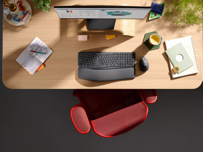 Tastierë Logitech ERGO K860 for Business, ergonomike, e zezë