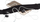 Rrip beli sportiv Avento Hip Belt, xhep elastik me zinxhir, reflektues, i zi me argjend