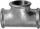 Bashkues T galvanizu Agaflex 1 1/2" 6/4", prej gize, gri