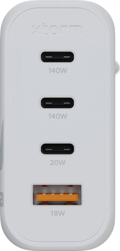 Karikues shtëpie Xtorm GaN2 Ultra, 140W, 3x USB C 1x USB A, i bardhë