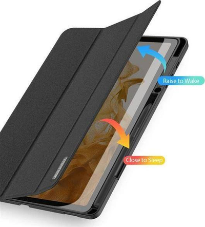 Mbulesë tablet DUXDUCIS Domo, Samsung Galaxy Tab S8 Ultra 14.6", funksion qëndrimi, e zezë