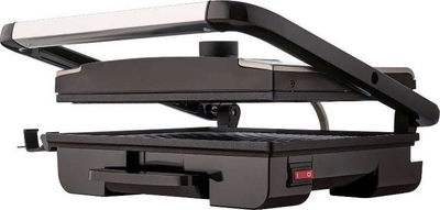 Електричен контакт грил Sencor SBG 3710SS, 2000W, плочи леано железо, сребрен