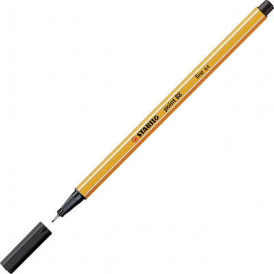 Set stilolapsa fineliner Stabilo Point 88, 50 copë, shumëngjyrëshe