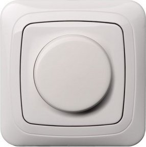 Dimmer LIREGUS ISR-002_A/B, 400W, për mur, i bardhë
