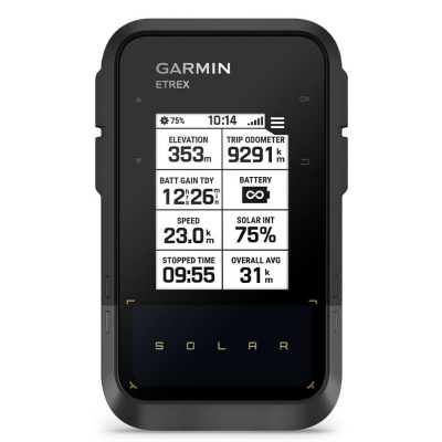 GPS dore Garmin eTrex SE Solar me HRM Dual, Bluetooth, IPX7, ngjyrë zi-gri