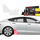 Folie mbrojtëse prag pasme Tesla Model S, 4n1, transparente, 2023-2026