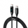 Kabllo USB C në USB C Voltage PowerDisplay 100W, 1m, me ekran LED, e zezë
