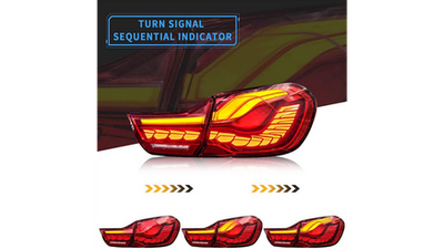 Drita të pasme BMW Seria 4 F32 F33 F82 F83, LED dinamike, e kuqe