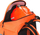 Çantë shpine për hiking Dicota HI-VIS, 65 L, portokalli