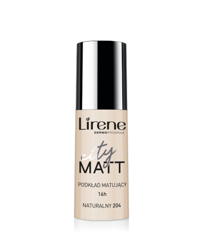 Krem pudër e lëngshme Lirene City Matt Nature 204, 30ml