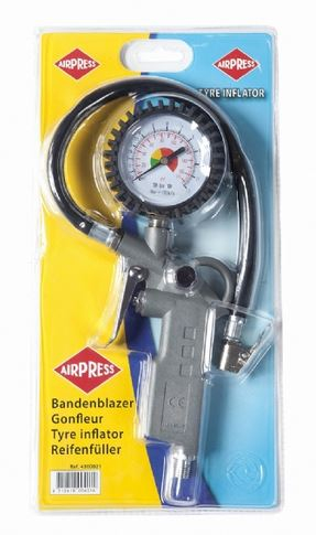 Pistole fryrëse për goma Airpress 4300021, me manometër, gri