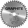 Teh rrethor për dru Graphite 57H686, 255x30mm, 40 dhëmbë karbidi, gri