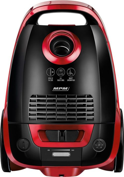 Fshesë me korent me qese MPM MOD-50, 800W, 4L, e kuqe e zezë