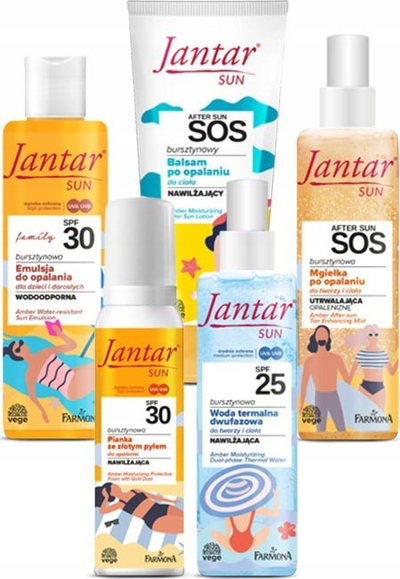 Qumësht trupi për diell Jantar Sun, SPF50, i papërshkueshëm nga uji