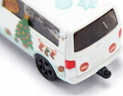 Lodër makinë Siku VW T5 Snowman, Limited Edition, metalike, e bardhë