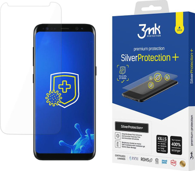 Film mbrojtës 3mk SilverProtection+ për Samsung Galaxy S8, antimikrobial, transparent