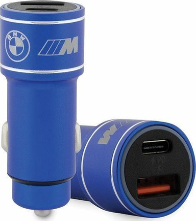 Karikues veture BMW M Edition, 20W, PD QC 3.0, blu