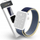 Rrip ore inteligjente RhinoTech Magic Tape për Apple Watch 42 44 45 49mm, najlon, mbyllje me ngjitëse, blu e çelët